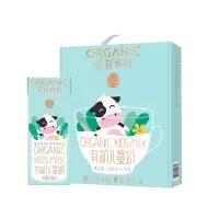 圣牧有机儿童牛奶苹果味6.8g蛋白质+3g苹果汁200ml*12盒