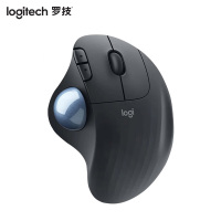 罗技(Logitech)ERGO M575 人体工学鼠标 无线蓝牙双模 无线鼠标 带无线2.4G接收器 石墨黑 单位:个