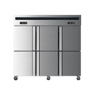 宏源 商用大容量冰箱 豪华款 六门上冷藏 + 下冷冻 1400L 1800*700*1930mm 不含卸货(单位:台)