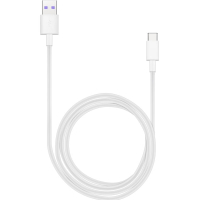 华为HUAWEI 原装安卓数据线 充电线 5A快充/TypeC接口 华为/荣耀手机适用 1米 白色AP71商用 单位:条