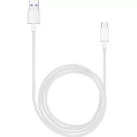 华为HUAWEI 原装安卓数据线 充电线 5A快充/TypeC接口 华为/荣耀手机适用 1米 白色AP71商用 单位:条