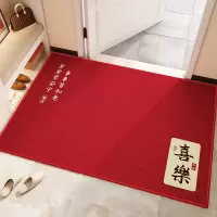 入户门地垫进门门口垫子室内耐脏免洗红色喜庆地毯家用玄关防滑脚