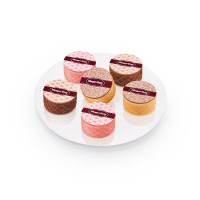 哈根达斯冰激凌礼盒牛乳味草莓味曲奇香奶味酥脆华夫壳月满臻萃礼盒366g