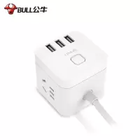 公牛(bull)多功能USB插座魔方插座插线板插排拖线板 GN-U9303U-1.5M