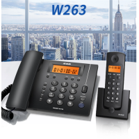 步步高(BBK)电话座机子母机家用办公室无线固定电话机无绳座机W263