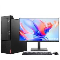 联想(Lenovo)启天M650办公商用台式机电脑定制23.8英寸13代i5-13500 16G 1T+256G集显