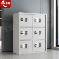 德尚伟业保密柜加厚钢制文件柜多门多格档案柜存放柜国保密码锁六门柜