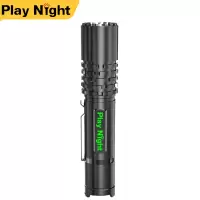 Play Night PN212铝合金强光战术防水手电筒 Type-C充电线-18650电池-10W