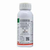 杀虫剂 2.5%高效氯氟氰菊酯果树花卉蔬菜植物腻蚜虫青菜虫农药500g