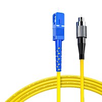 山泽(SAMZHE)电信级光纤跳线 FC-SC(UPC)单模单芯 低烟无卤环保光纤线 收发器尾纤 15米G0-SCFC1