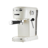 酷迪熊(kudixiong) 意式咖啡机 小型迷你一体半自动打奶泡机 白-310*175*310mm
