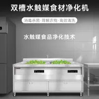 SOR松润 商用食材净化机 食堂配送中心食品加工厂用 SOR-G303 1.8米双槽单净化食材净化机