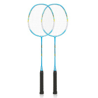 双鱼 羽毛球拍 6星蓝白渐变/副