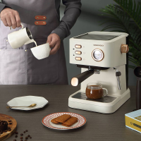 大宇(DAEWOO)咖啡机家用办公室意式打奶泡小型压力咖啡机DYKF-1233压力咖啡机