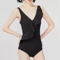 速比涛(Speedo)女装 运动泳衣泳池游泳比赛训练舒适透气连体泳衣时尚温泉泳装