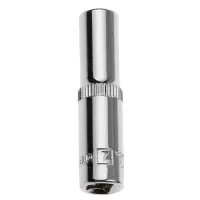 钢盾 6.3mm系列公制6角加长套筒8mm S010208 8mm (银 )