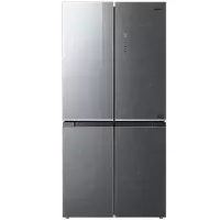 美的(Midea) 480L 十字对开门 冰箱 BCD-480WSGPZM(E) 墨兰灰-观澜