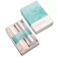 洁玉 毛巾浴巾 2条 多色 纯棉 0701012534&&