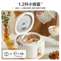 美的白玉晶釜小电饭煲1.2L