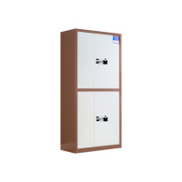 正斌保密柜财务档案柜文件柜办公室资料储物柜保险柜电子密码国保锁通双节咖框白门-国保指纹锁