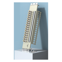 胜为8系统DDF数字配线架19英寸 西门子端子单元板含三通头 2M两兆E1同轴电缆接头终端连接器CDDF08-G