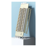 胜为16系统DDF数字配线架19英寸西门子端子单元板含三通头2M两兆E1同轴电缆接头终端连接器CDDF16A-G