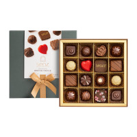 心之蓝调手工夹心巧克力纯可可脂多口味休闲零食巧克力伴手礼盒166g