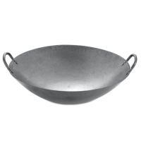 60铸铁 老式双耳炒锅