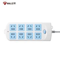 公牛(bull)GN-604全长1.8米多插位插座多功能8/10孔插拖接线板十孔家用插排电源插板排插