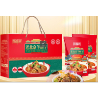 尚味客-老北京羊蝎子礼盒(香辣味)羊蝎子香辣味 1.2kg*2袋