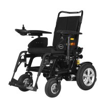 威之群 轮椅 后背电动躺,皮革 坐靠垫 黑色经典款1023