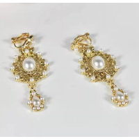 CROCUS复古民族风几何型镂空耳环CRSE0225