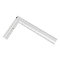 保联 直角尺90度铝型材拐尺木工专用精品 50cm拐尺(带水平管)