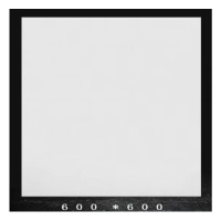 华煜集成吊顶板0.6m*0.6m*0.7mm厚度 白色一块 不含安装和配件(30块起订)