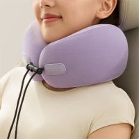 EVERYTHINK旅行u型枕便携护颈枕飞机脖枕长途出行颈托办公午睡u形颈枕紫罗兰