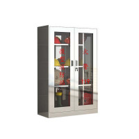 正斌304不锈钢柜消防救援器材箱防护用品柜室外微型消防站高1400*宽900*深400(加厚304材质)不含器材