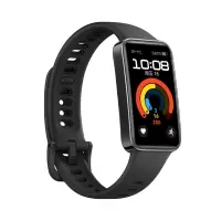 华为(HUAWEI)手环 9 NFC款 智能手环 星空黑氟橡胶表带