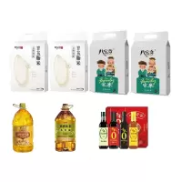 八宝贡米5kg/袋*4+滇雪油4L/桶*1+金龙鱼油4L/桶*1+千禾调味品礼盒2000ml*1