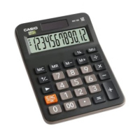 卡西欧(CASIO)MX-12B 商务计算器 黑色(1个装)