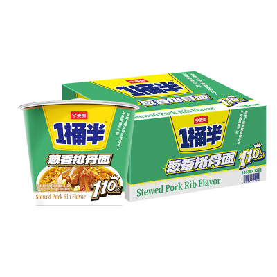 今麦郎一桶半葱香排骨味145g*6