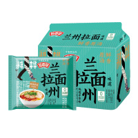 今麦郎寻味五连包兰州拉面鲜香原汤味(125g*5)*2