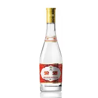 汾酒 黄盖玻汾 杏花村酒 清香型白酒 口粮酒泡酒 53度 475ml 1瓶 单位:瓶 6瓶起运