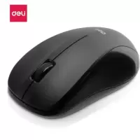 得力鼠标笔记本台式机电脑鼠标 USB办公鼠标 轻音鼠标 人体工学 无线无噪音鼠标 2213