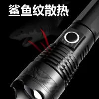 锐豹 户外照明防水强光便携充电手电筒 RB-013(裸灯+18650锂电池+干电池架+数据线+包装盒)(H)