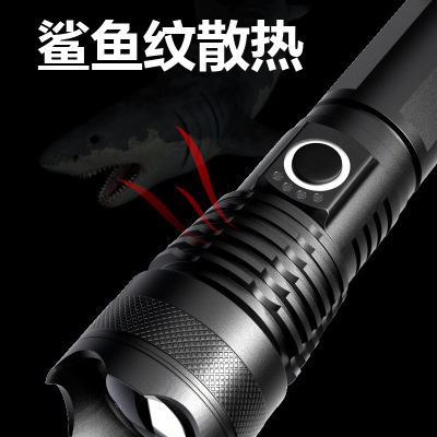 锐豹 户外照明防水强光便携充电手电筒 RB-013(裸灯+18650锂电池+干电池架+数据线+包装盒)(H)