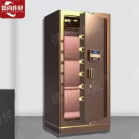 德尚伟业保险柜办公柜咖啡金1.2m单门大型全钢电子密码家用保险箱