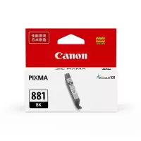 佳能(Canon) CLI-881 BK 黑色墨盒准容量(适用TS8380t/TS708/TS708t) 单位:个