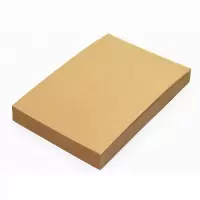 得力 A4牛皮纸120g 封面牛皮打印纸 凭证封面纸 牛皮卡纸绘图绘画纸 100张/包 297*210mm 单位:包