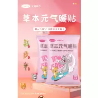 海氏海诺艾暖草本元气暖贴(5包50片装)艾草贴生姜益母草暖宝宝腰腿关节小腹经期暖身贴