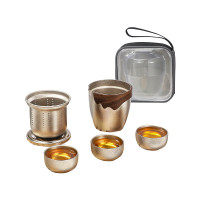 壹滴水(edish)纯钛钛悠旅行茶具 JLY-1135